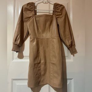 7 FOR ALL MANKIND FAUX LEATHER DRESS